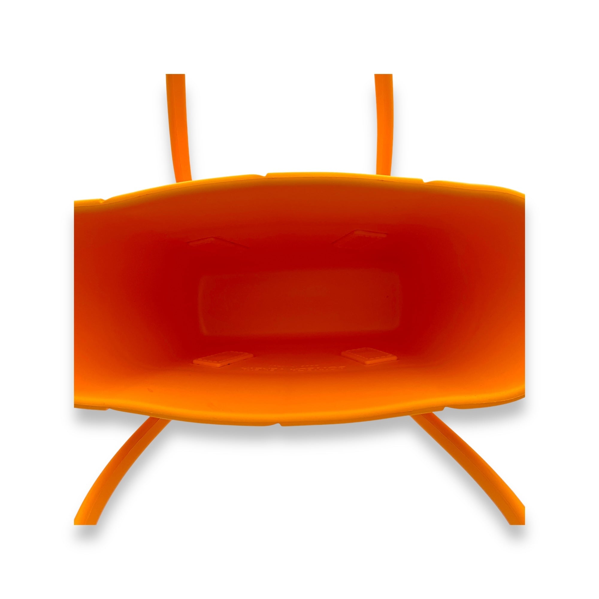 Arco Small Orange Top Handle Bag in Rubber - Image 12